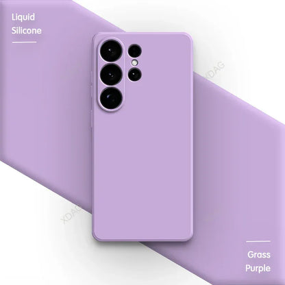 Liquid Silicone Square Shockproof Case for Samsung Galaxy