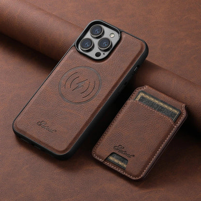Leather Wallet Case with Card Holder for iPhone