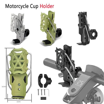 Adjustable Motorcycle Bike Cup Holder Handlebar Water Bottle Bike Mount For 32-77mm For Harley Honda Suzuki Yamaha,Kawasaki KTM