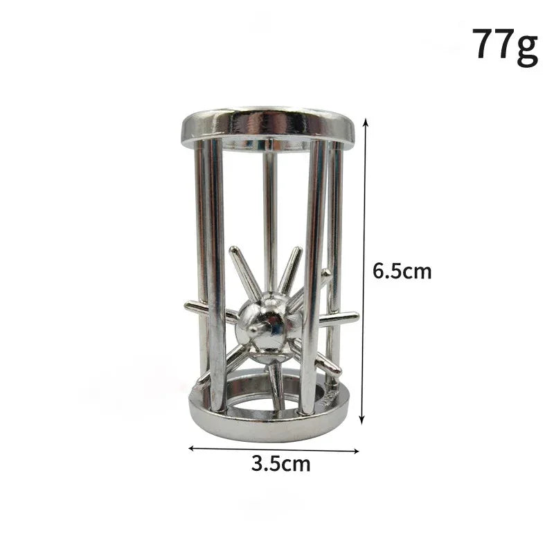 Classic Metal Lock Puzzle Brain Teaser IQ Challenge