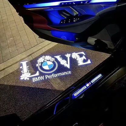 2/4pcs The car LED welcome light is suitable for BMW 2 Series F22F23F44F45F46 14-23 /4 Series F32F33613-23 projection lamp.