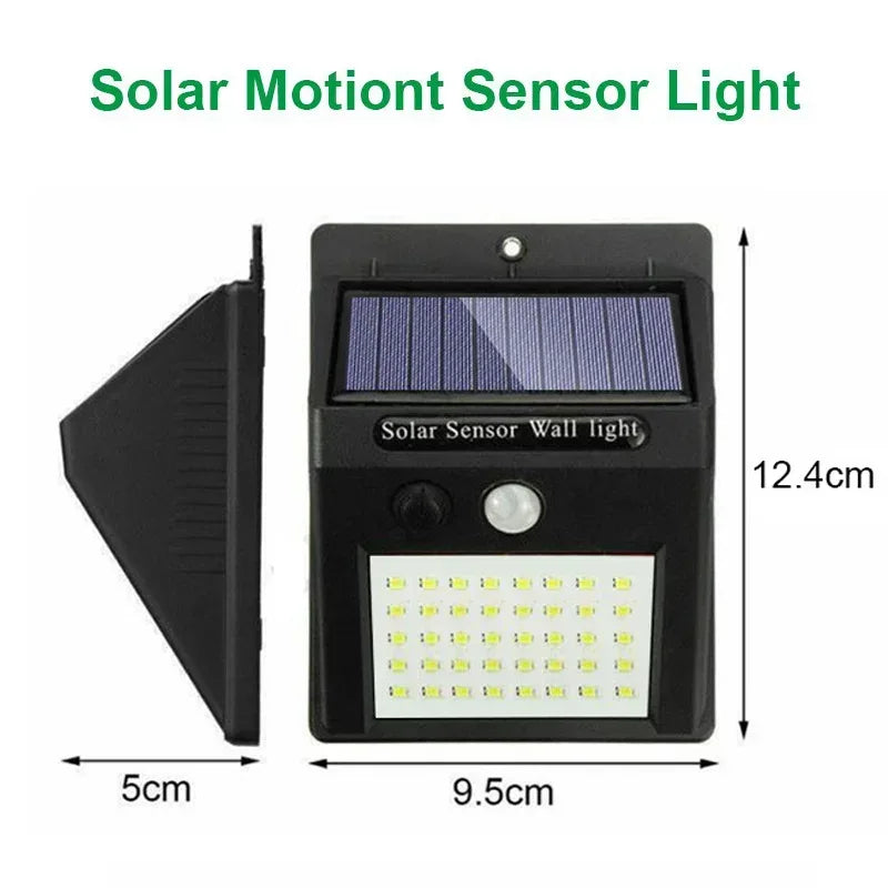 6/30 LED Solar Light PIR Motion Sensor Wall Light Outdoor Solar Lamp Waterproof Solar Powered Sunlight Street Lamp Garden Decor - Urbizia