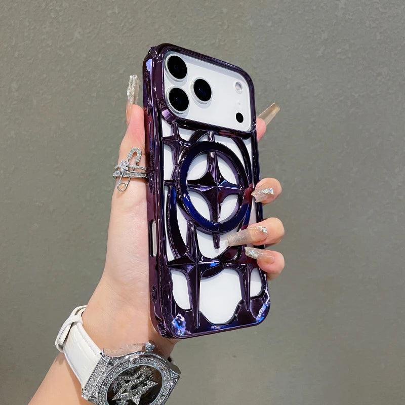 MagSafe Magnetic Hollow Cooling Case for iPhone 17–12 Series