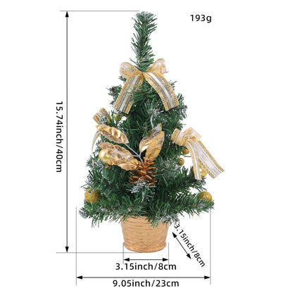 Mini Tabletop Christmas Tree – 30cm Holiday Decoration