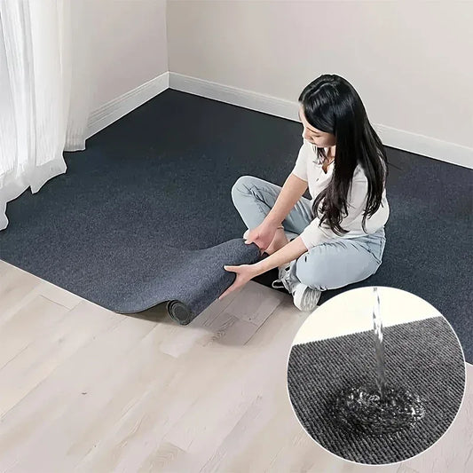 Self-adhesive Carpet Living Room Kitchen Rugs for Bedroom Water Uptake Home Decor Solid Color Bathroom Staircase Rug Decoration - Urbizia
