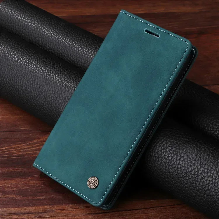 Leather Flip Phone Case For Samsung Galaxy S26 S25 S22 S23 S24 Ultra S10 Plus S20 S21 FE Note 20 Ultra Luxury Wallet Cover