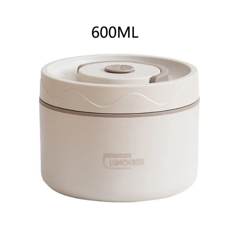 304 Stainless Steel Insulated Double-Layer Lunch Box with Bag