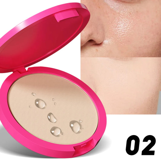 Natural Matte Pressed Powder – Oil Control & Brightening Compact