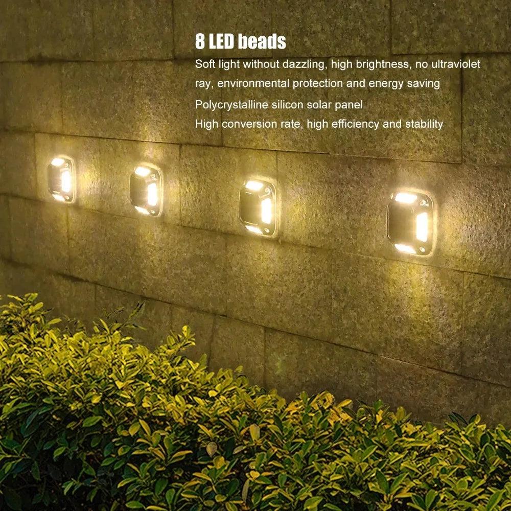 Solar Ground Light Solar Light Waterproof Warm Light Solar Garden Lamp Outdoor Courtyards Driveway Marker Light