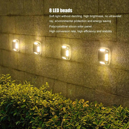 Solar Ground Light Solar Light Waterproof Warm Light Solar Garden Lamp Outdoor Courtyards Driveway Marker Light