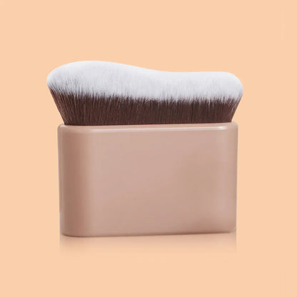 Foundation Brush, 1pcs Plastic Creative	wave Fit Perfectly Cosmetic Brush	at home or On-the-Go - Urbizia