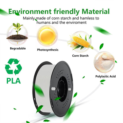 KINGROON 10KG PLA/PETG Filament 1.75mm 3D Printing Plastic Material Accuracy ±0.03mm Fast Shipping Fit Most FDM Printers