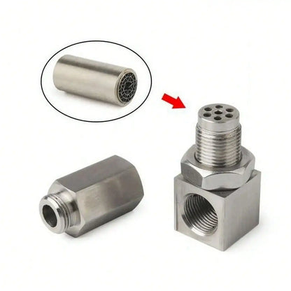 O₂ Sensor Spacer Adapter 90 Degree Connector Adapter M18x1.5 For Cars Engine Exhaust Systems Engine Light Universal