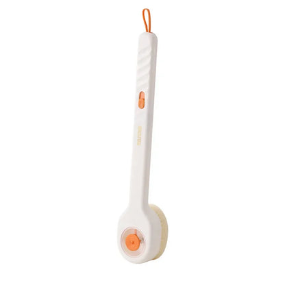 1pc Liquid Filled Soft Long Handle Hair Bath Brush, with A Back Rubbing Tool and A Long Handle for Showering Bath Accessories