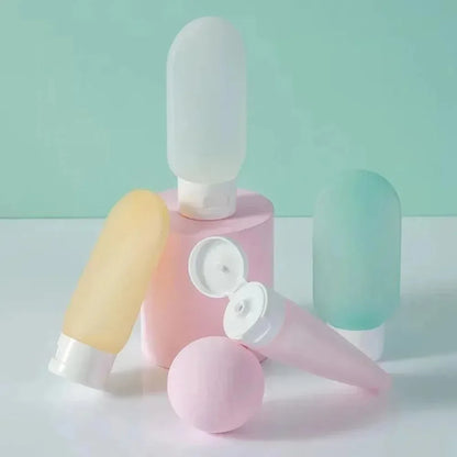 Refillable water bottle, soft silicone squeeze tube packaging empty bottle, wholesale supply
