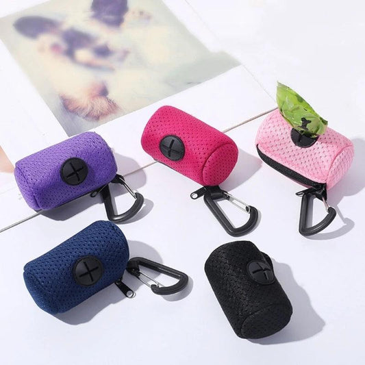 Mesh Dog Poop Bag Dispenser with Clip