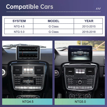 Linux Touch Screen for Mercedes Benz G Class W463 2013-2018 GPS With Wireless Carplay Android Auto Airplay Mirroring Car Radio