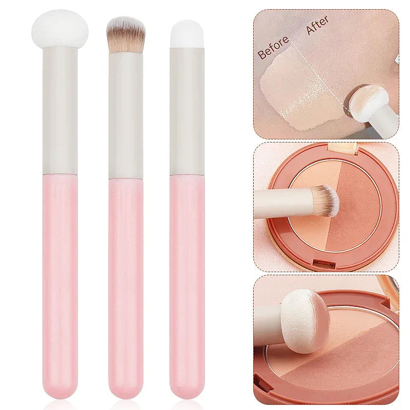Multi-Use Makeup Brush & Sponge Puff Tool