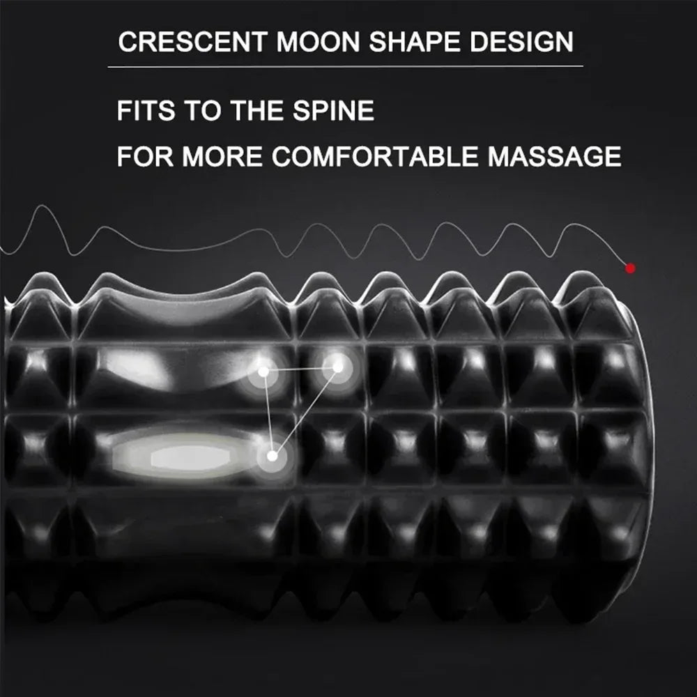 45/30cm Foam Massage Roller Hollow Column Fitness Equipment for Muscle Massage Physiotherapy and Sports Rehabilitation