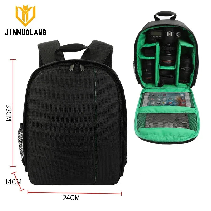 Shoulder Camera Bag Backpack Suitable for Canon, Nikon, Sony Digital Mirrorless Camera Bag, lightweight, Professional, Large Cap