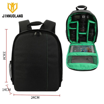 Shoulder Camera Bag Backpack Suitable for Canon, Nikon, Sony Digital Mirrorless Camera Bag, lightweight, Professional, Large Cap