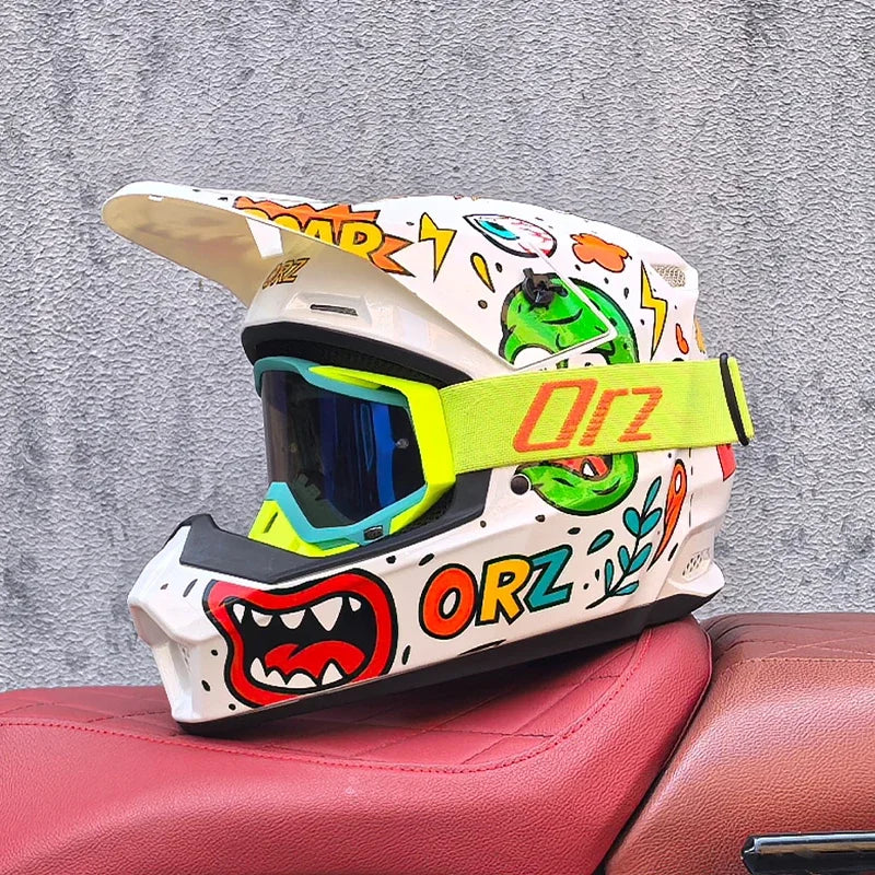 Off road racing motorcycle helmet bicycle speed drop DH full helmet rally off-road helmet