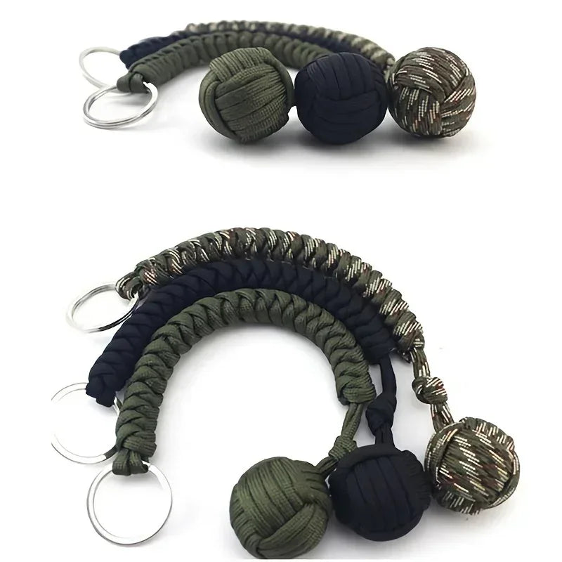 Paracord Monkey Fist Survival Keychain - Urbizia