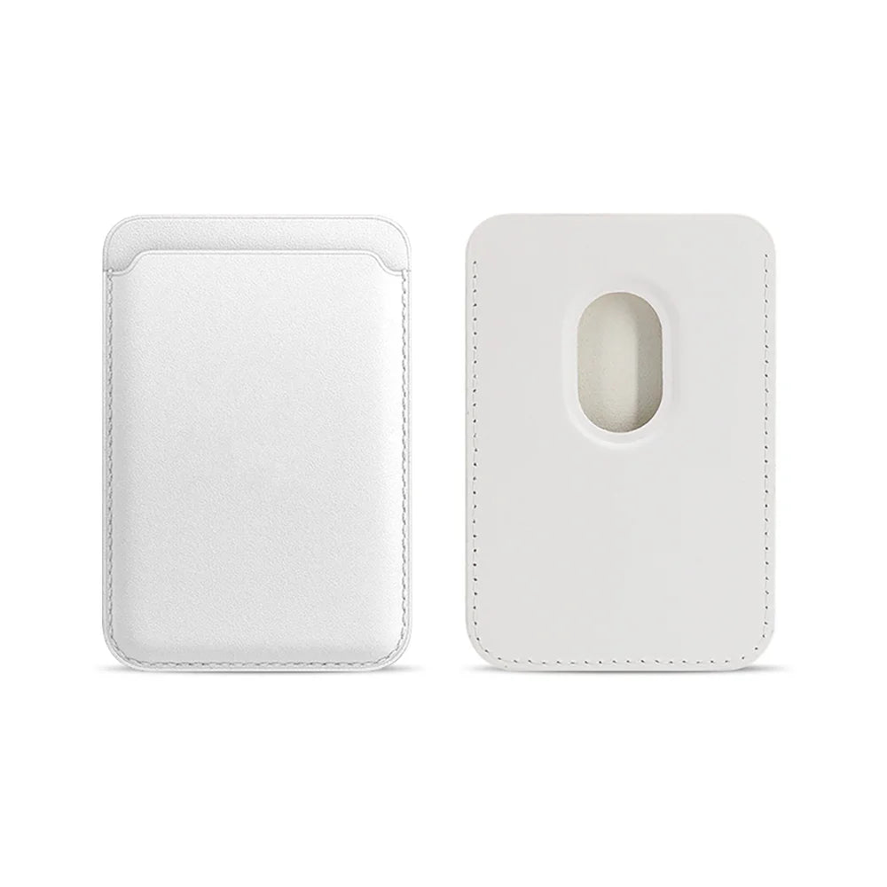 Leather Card Wallet Cover Phone Card Holder for MagSafe Magnetic Case Suitable for All iPhone for MagSafe Card Phone Back Bag