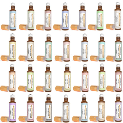 EUQEE 10ml Fragrance Oil Roll-On Long Lasting Scent La Vie Est Belle CHANCE Jadore Cotton Strawberry Mango for Diffuser Burner