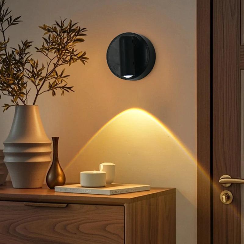 Magnetic USB Rechargeable LED Cordless Wall Light with Touch Switch