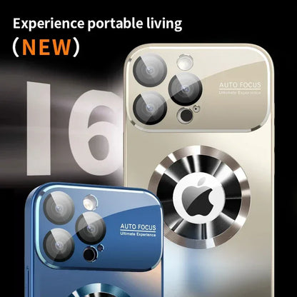 Titanium Metallic Matte MagSafe iPhone Case with Lens Protection