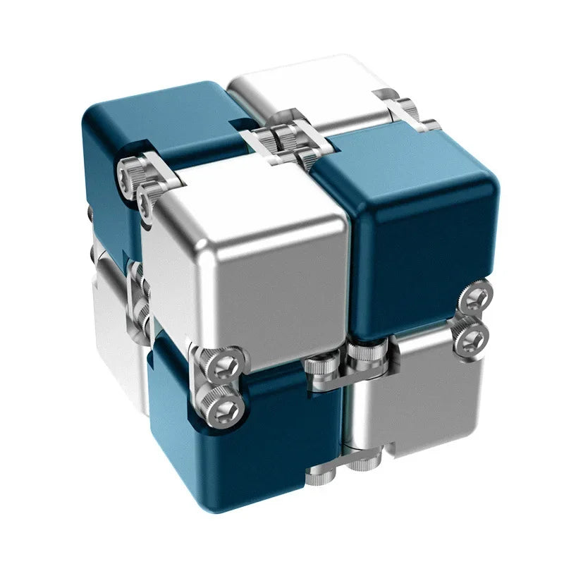 Metal Magnetic Pocket Cube 2x2 Puzzle Toy for Stress Relief
