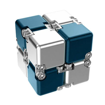 Metal Magnetic Pocket Cube 2x2 Puzzle Toy for Stress Relief