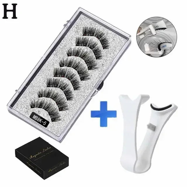 3D Magnetic Eyelashes Kit with Tweezers - Urbizia