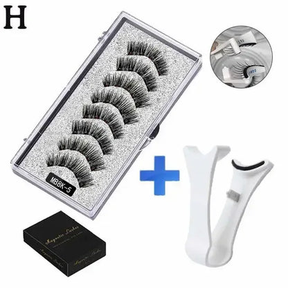 3D Magnetic Eyelashes Kit with Tweezers - Urbizia