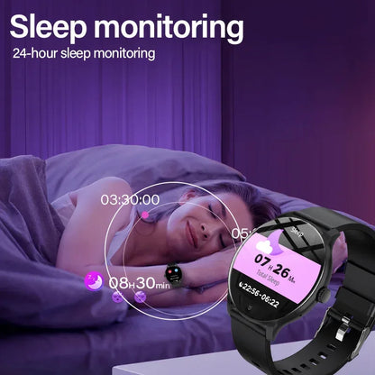 LXASFIT 2025 New Smart Watch Heart Rate Sleep Health Monitor Bluetooth Talk Ladies Sport Smart Watch for Android IOS - Urbizia