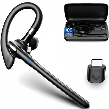 Bluetooth Earphones 5.4 Headphones Stereo Handsfree Noise Canceling Wireless Business Headset With ENC Mic For All Smart Phones