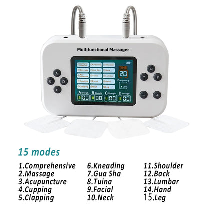 EMS Electric Muscle Stimulator Tens Unit Electrostimulator Pulse Massager Rechargeable Full Body Care Muscle Relax Device