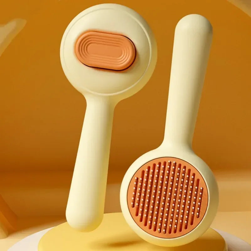 Cat Brush Self-cleaning Cat Brush Pet Hair Remover One Click Combs for Cats Hair Cleaning Pet Grooming Massage Dog Comb Brushes - Urbizia