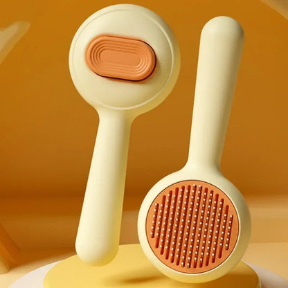 Cat Brush Self-cleaning Cat Brush Pet Hair Remover One Click Combs for Cats Hair Cleaning Pet Grooming Massage Dog Comb Brushes - Urbizia