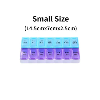 Portable 3-Compartment Medicine Pill Box – Travel-Friendly - Urbizia
