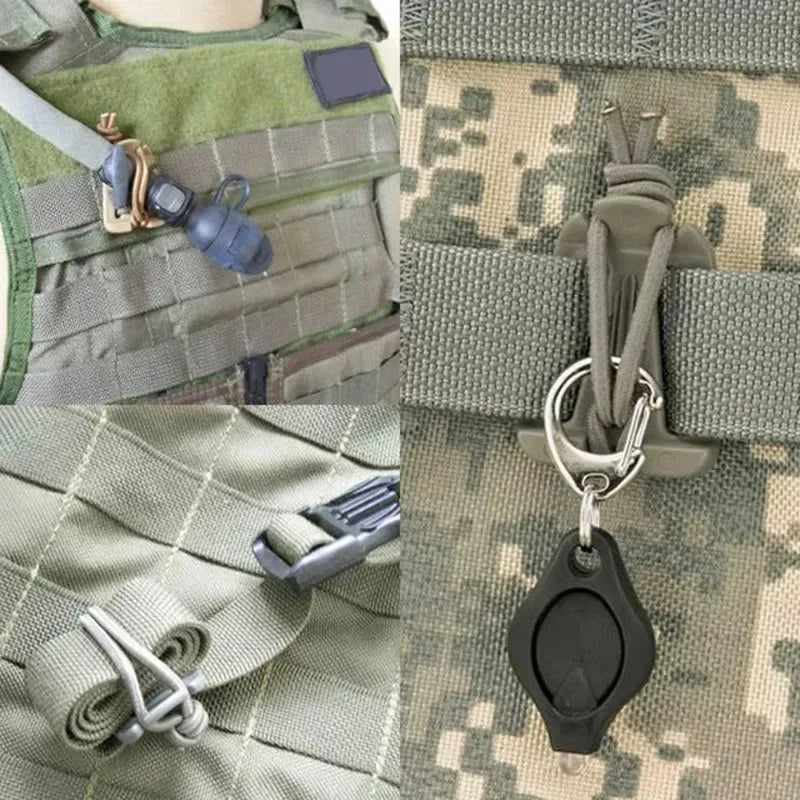 Outdoor Backpack Carabiner Buckle Clips Tactical Camping Gear Hooks - Urbizia