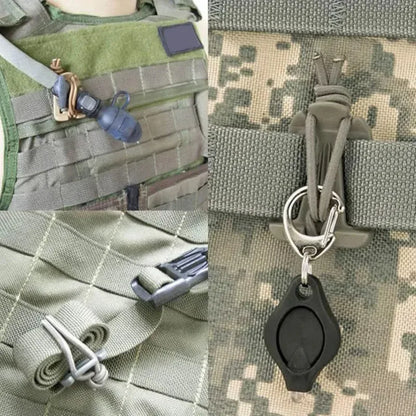 Outdoor Backpack Carabiner Buckle Clips Tactical Camping Gear Hooks - Urbizia