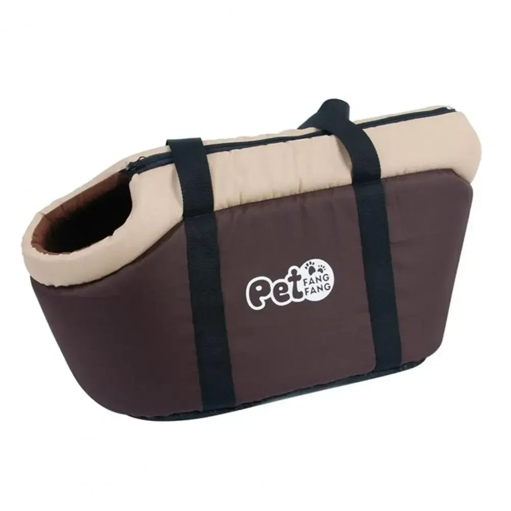 Pet Bag Soft-Sided Adjustable Fabric Interior Pad Carrier Tote for Pet Cat Carrier Outgoing Travel Breathable Pets Handbag - Urbizia