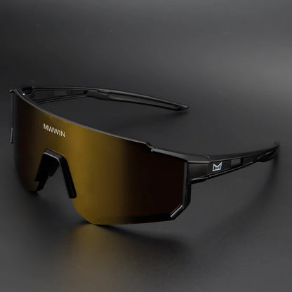 MWWIN Fashion Cycling Glasses Sunglasses for Men UV400 Women Bike Eyewear Road Bicycle Driving Outdoor Sport Marathon Triathlon