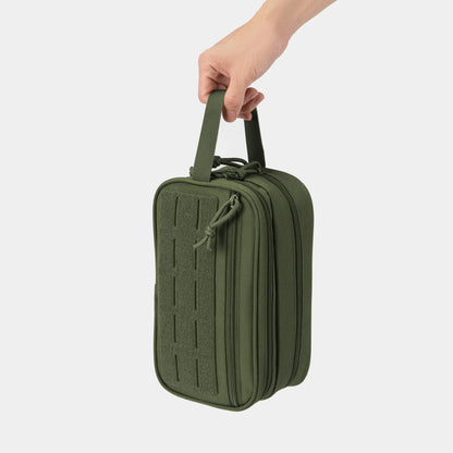 Tactical Travel Toiletry Bag For Men Women Outdoor Hygiene Organizer Bag Molle Attachment Tool Pouches Hanging Small Dopp Kit Mens Shaving Kit Shower Bag For Camping Fishing Hiking Gym Multi Purpose Outdoor Wash Gear Storage