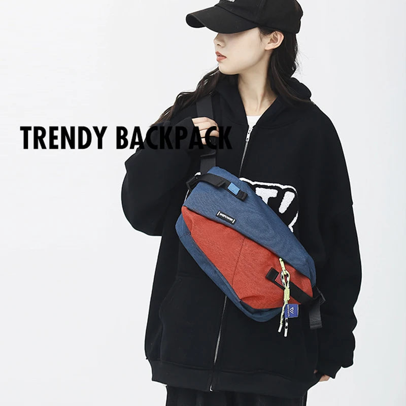 High Quality Nylon Panelled Waist Packs 2026 New Brand Unisex Chest Pack Casual Outdoor Travel Crossbody Bag Men Wasit Belt Bags