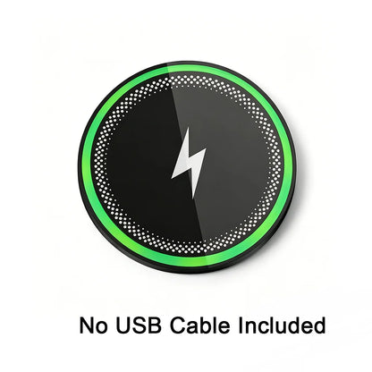 30W Wireless Charger Pad for iPhone 17 16 15 14 13 12 11 Samsung Xiaomi Phone Chargers Induction Fast Charging Dock Station
