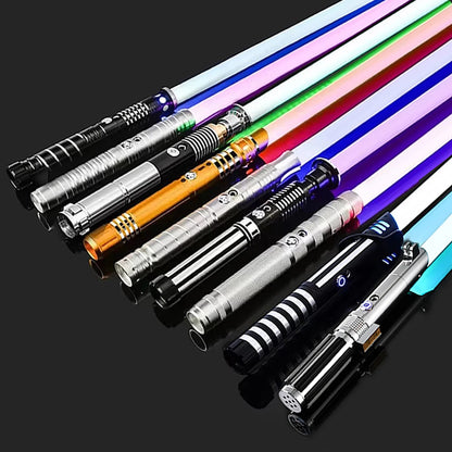 RGB Metal Lightsaber – Color-Changing LED Sword with Sound Effects