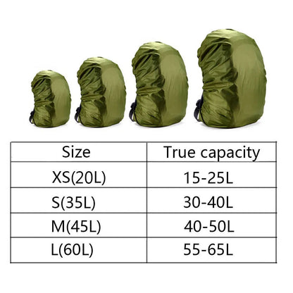 KoKossi Climbing Backpack Rain Cover Reflective Camo Outdoor Waterproof Bag Camping Hiking Bag Dust Cover Unisex Light Schoolbag